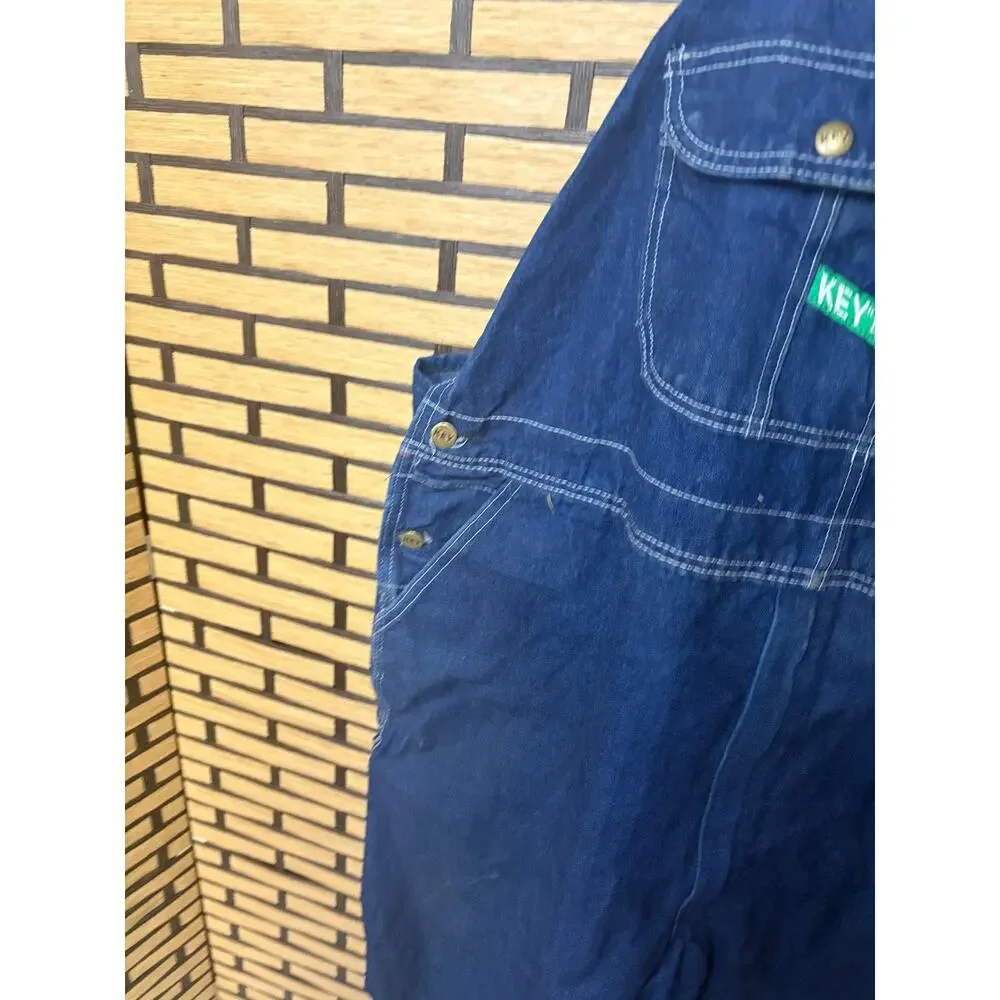 Key Denim Overalls Size 48x30